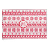 D'oreillers Housse de coussin rouge de Noël (devant-Droit)