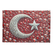 D'oreillers Housse de Coussin Simple aux Couleurs Turques (Dos)