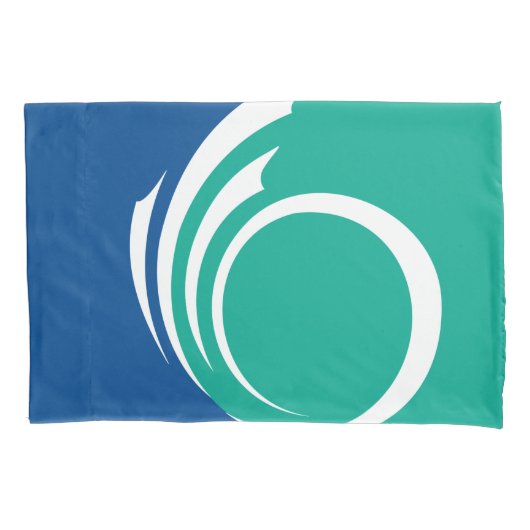 D'oreillers Housse de coussin simple patriotique avec drapeau (devant)