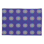 D'oreillers Housse de coussin standard mandala violet (Dos)