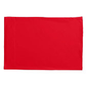D'oreillers Housse de coussin standard rouge paire (Dos-gauche)