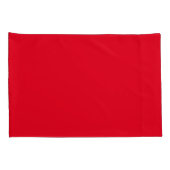D'oreillers Housse de coussin standard rouge paire (Dos-Droit)