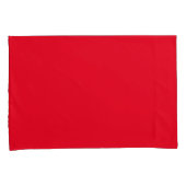 D'oreillers Housse de coussin standard rouge paire (devant-Droit)