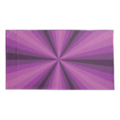 D'oreillers Housse de coussin violet illusion d'optique (Dos)