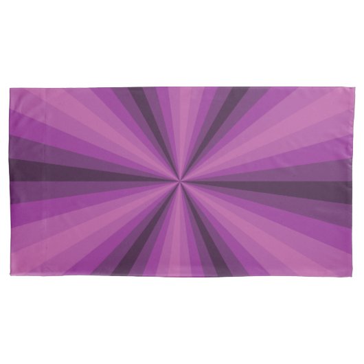 D'oreillers Housse de coussin violet illusion d'optique (devant)