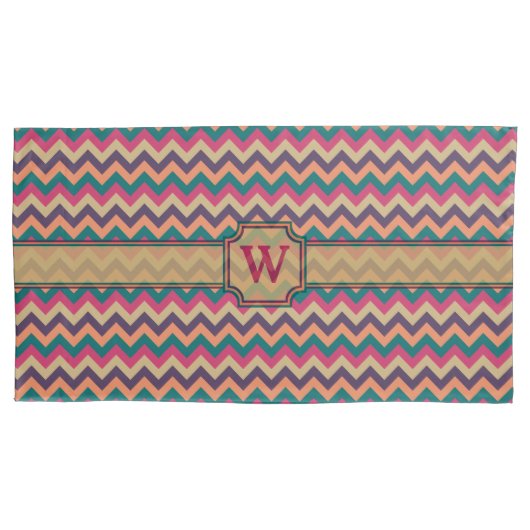 D'oreillers Housse de Coussin Zigzag Tropical (devant)