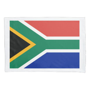 D'oreillers Housse de pilotis du drapeau sud-africain pour lit