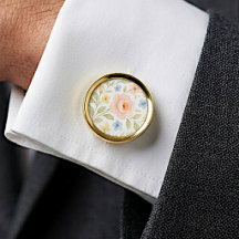 Boutons de manchette Chic et Élégants avec Art Flo