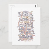 Doric Word-kaart Briefkaart (Voorkant / Achterkant)