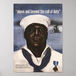 Dorie Miller - boven en voorbij de vraag Poster