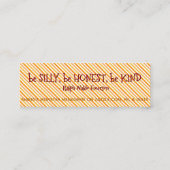 Doris, avec citation, cartes de bonheur (Dos)