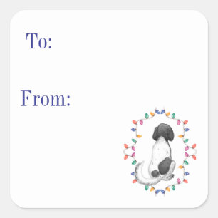 Doris de Hond Kerstcadeau Sticker