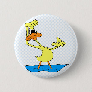 Doris Duck Ronde Button 5,7 Cm