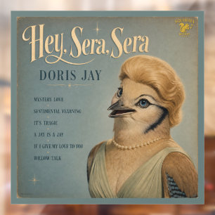 Doris Jay Album: een parodie Raamsticker