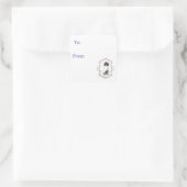 Doris the Dog Holiday Gift Sticker (Tas)