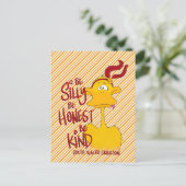 Doris the Duck, carte postale (Debout devant)