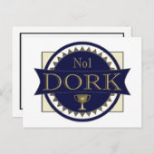 Dork Award - Aangepast Briefkaart (Voorkant / Achterkant)