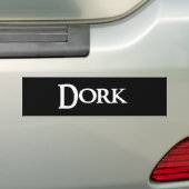 Dork Bumpersticker (Op auto)