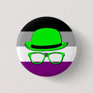 Dork Night Ace Pride Knop Ronde Button 3,2 Cm