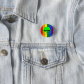 Dork Night Gay Pride Button (In situ)