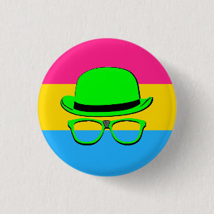 Dork Night Pan Pride Knop Ronde Button 3,2 Cm