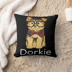 Dorkie Funny Dorky Yorkie Dog Kussen