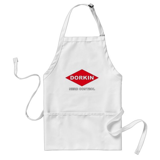 Dorkin Nerd Control Standaard Schort (Voorkant)