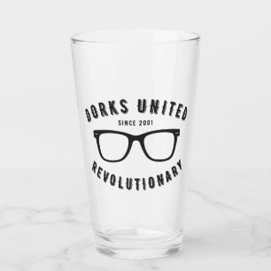 DORKS United Revolutionary Pint Glass Glas