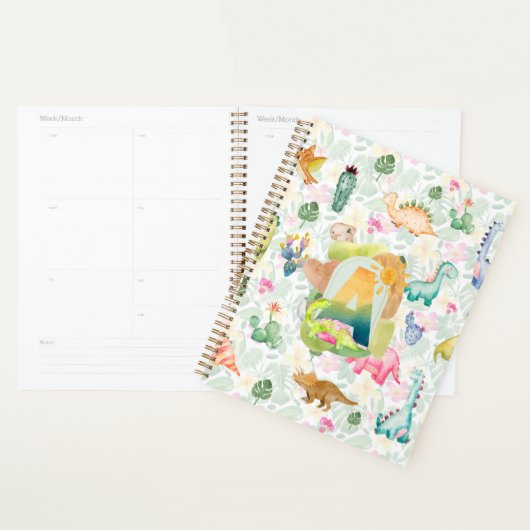 DORKY DINOSAURS GARÇONS SCHOOL GRANDSON DONS PERSO (Devant avec enveloppe)