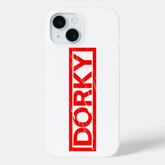 Dorky Stamp Case-Mate iPhone Case (Achterkant)