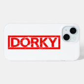 Dorky Stamp Case-Mate iPhone Case (Achterkant (horizontaal))