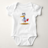 Dorky Stork Romper (Voorkant)