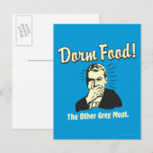 Dorm Food: Other Grey Meat Briefkaart (Voorkant / Achterkant)