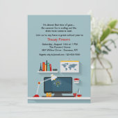 Dorm Room Desk Uitnodiging (Staand voorkant)