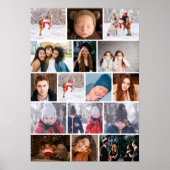 Dorm Room Wall Art Photo Collage Poster (Devant)