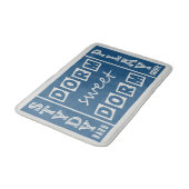 "Dorm Sweet Dorm" badmat (Gekanteld)