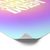 Dorm Sweet Dorm Bleu & Purple Gradient Aura Poster (Coin)