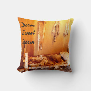 Dorm Sweet Dorm Funny Rustic Bunkhouse Square Kussen