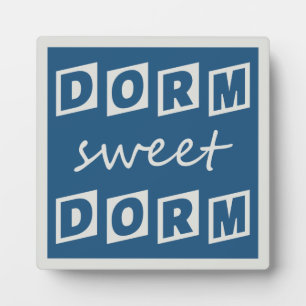 "Dorm Sweet Dorm" plaque Fotoplaat