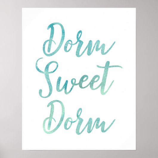 Dorm Sweet Dorm Poster (Voorkant)