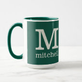 "Dorm Sweet Dorm" tasses monogrammes personnalisée (Gauche)