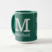 "Dorm Sweet Dorm" tasses monogrammes personnalisée (Devant gauche)