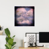 Dormez bénissant poème affiche d'art. (Bureau à domicile)