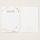 Dormez votre collier logo ou votre carte d'afficha (Devant & derrière)