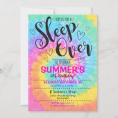Dormir au-dessus de la partie Tie Dye Invitation S (Devant)