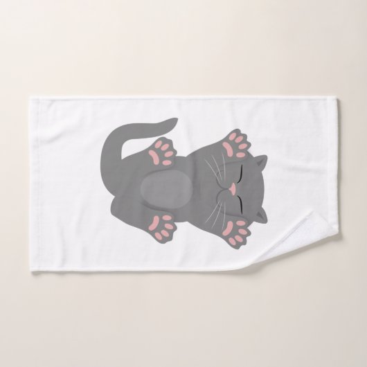 Dormir de Cat (Serviette à main)