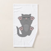 Dormir de Cat (Serviette à main)