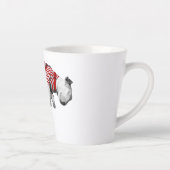 DORMIR DOG Latte Mug en 2 tailles (Droite)