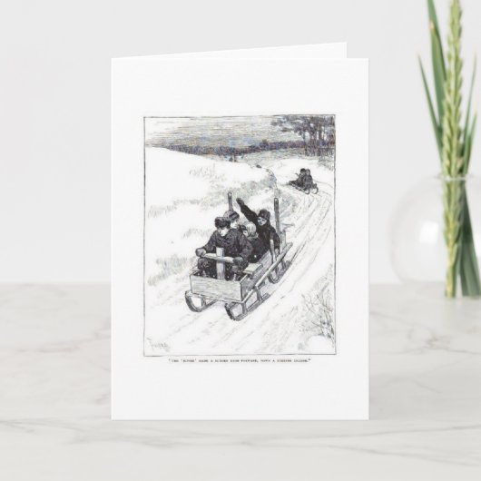 Dormir en descente, Carte de voeux (Devant)