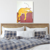 Dormir Kitty sur toile (Insitu(Chambre))